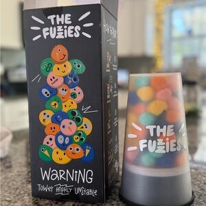 "The Fuzzies" Colorful Stacking Game. Like new.